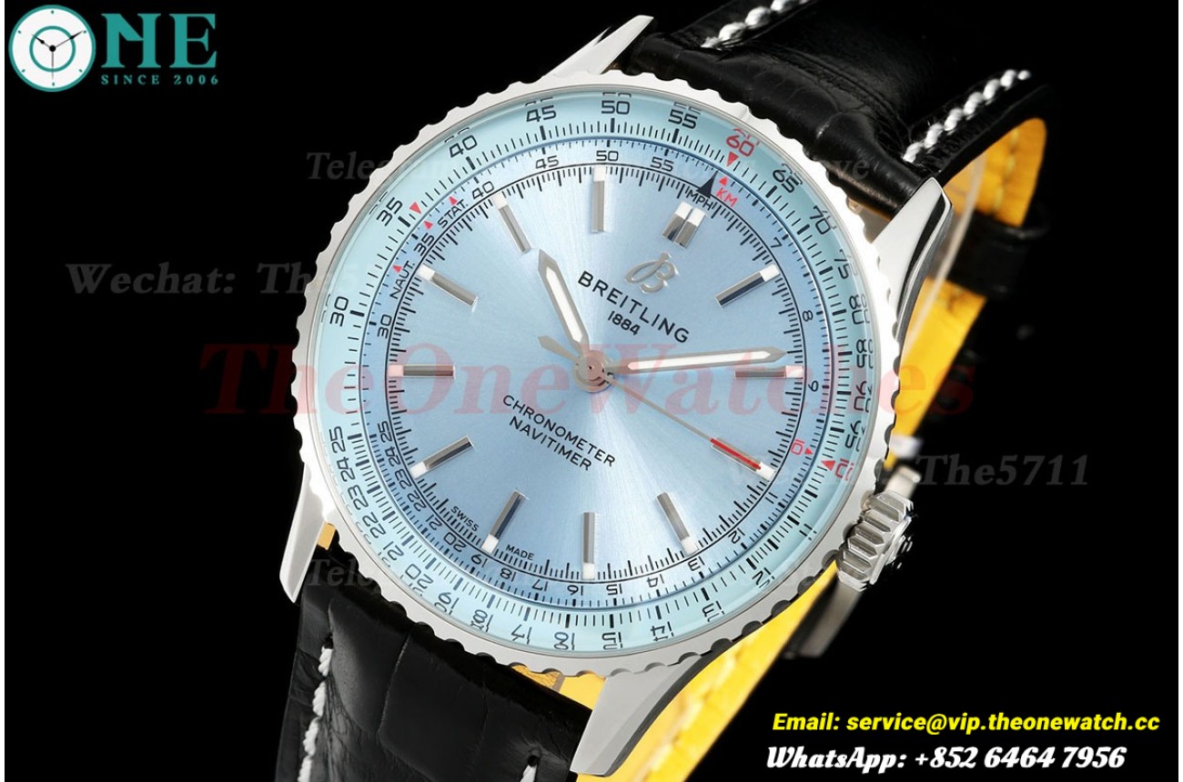 Navitimer 1 2024 41mm Date SS/LE Ice Blue Dial TF A2824