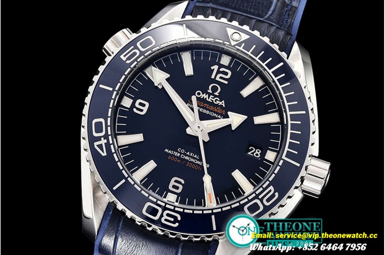 Omega - Planet Ocean 43.5mm SS/LE/RU Blue OMF Asia 2836 Mod