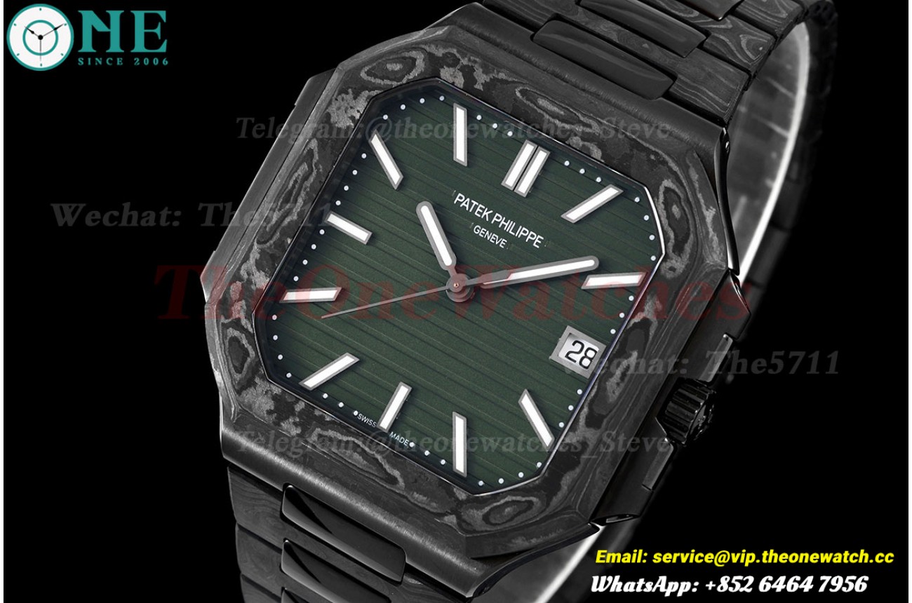 Nautilus 7128 40mm Car/Car Green Textured Dial DIWF 324SC