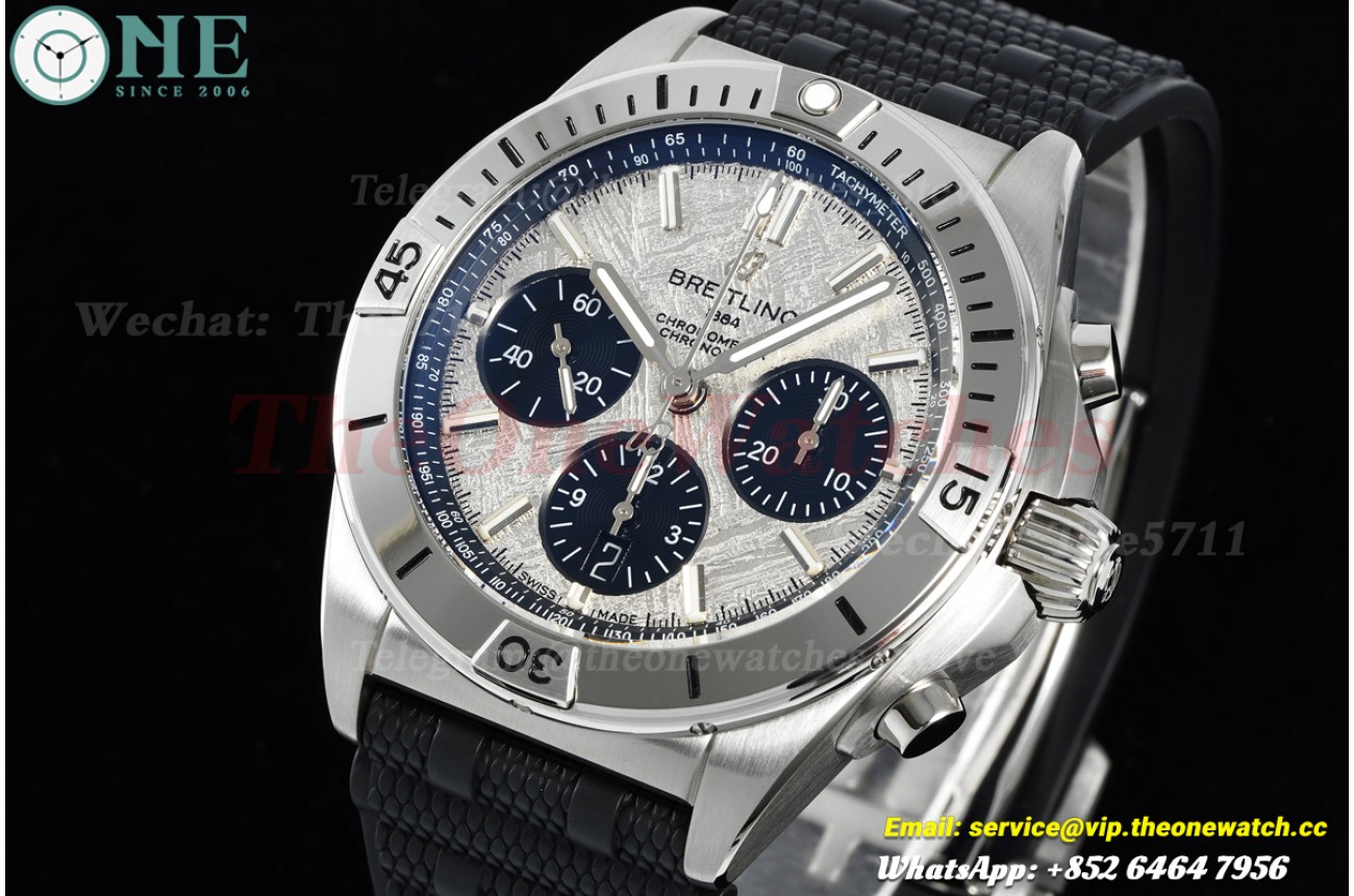 Chronomat B01 42MM SS/RU Meteorite/Stk Dial BLF A7750