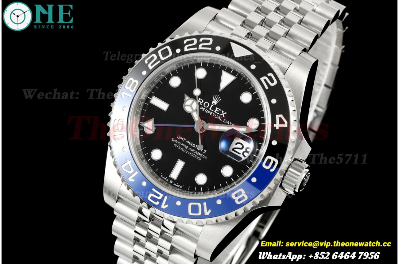 GMT Master II 126710 Batgirl Jub 40mm SS/SS Black Dial SEEKF DD3285