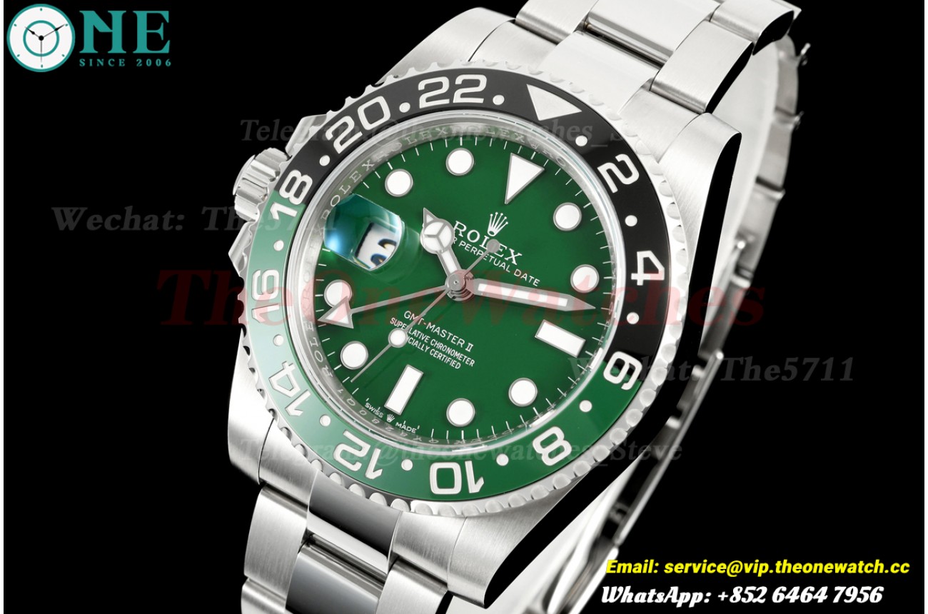 GMT Master II 126729 Oys 40mm SS/SS Green Dial THBF SH3285 (Gain Weight)