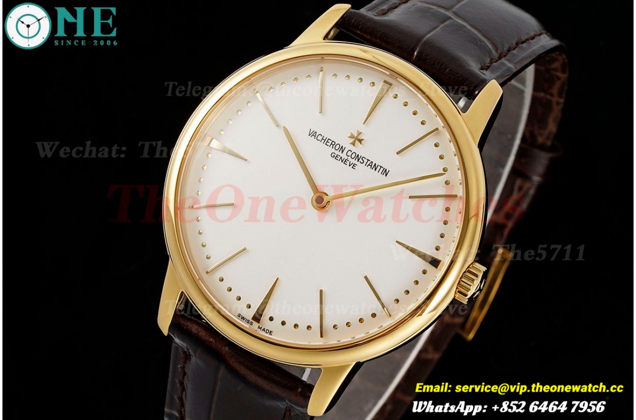 Patrimony 81180 YG/LE White Dial KZF MY9015