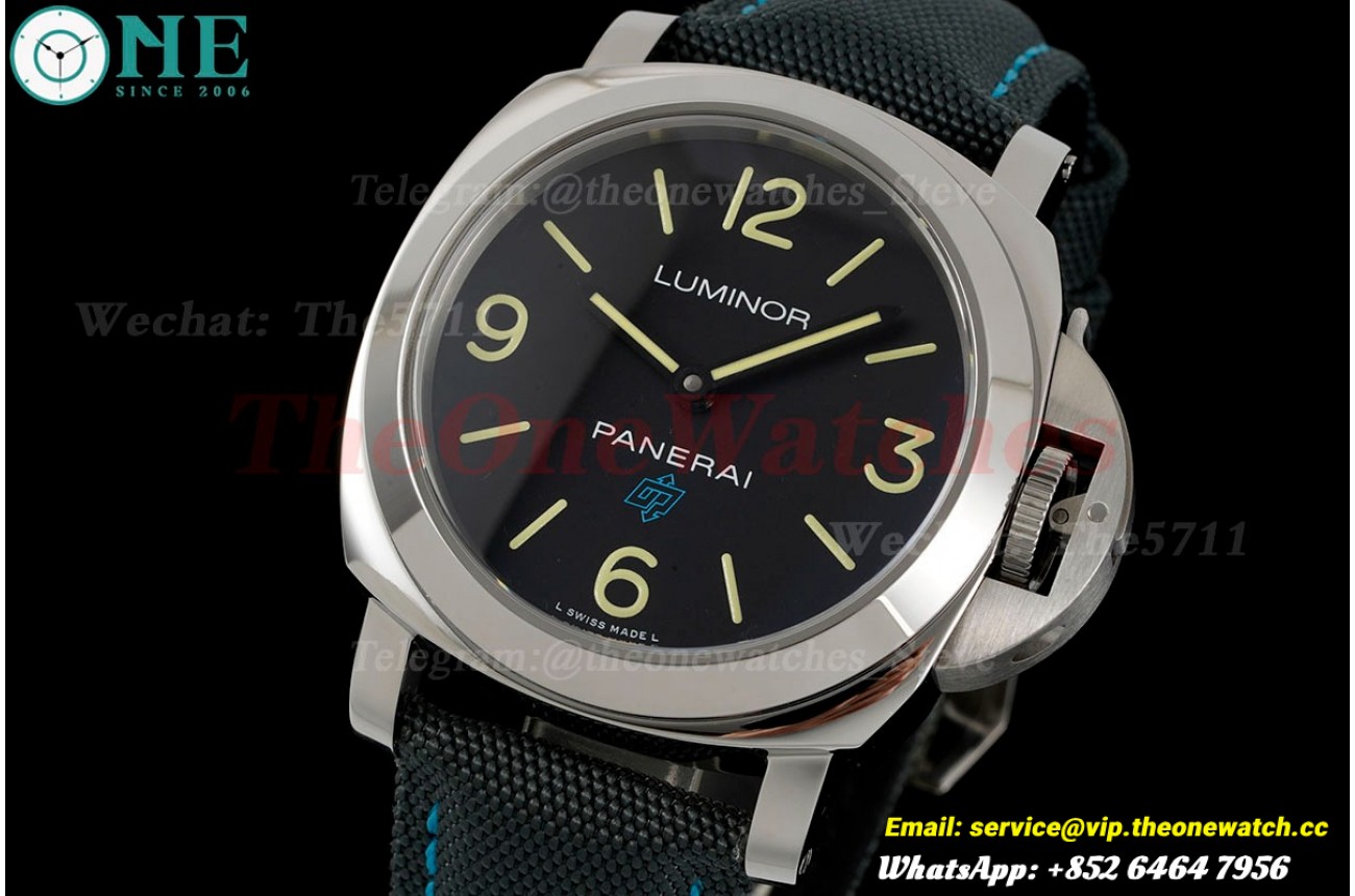 PAM774 Luminor 44mm Black Dial SS/NY HWF A6497