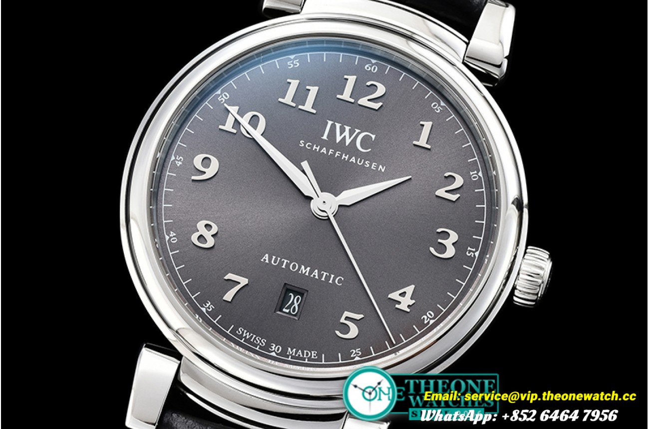 IWC - Da Vinci IW356602 SS/LE Grey TWF Asia 2892