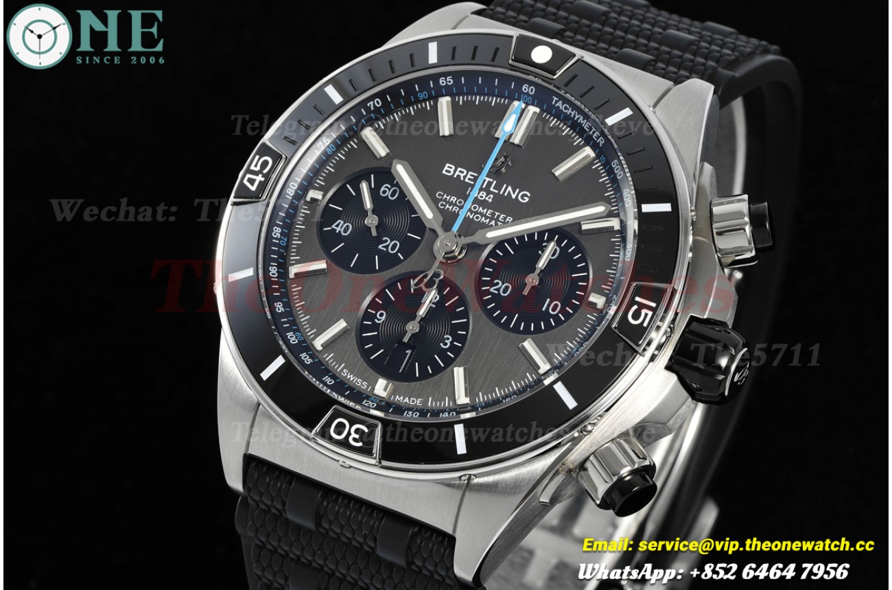 Super Chronomat B01 44MM SS/RU Grey/Stk Dial BLF A7750