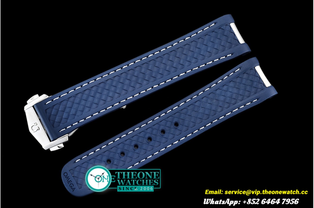 Omega - Light Blue Rubber Strap for 2018 Aqua Terra 41mm
