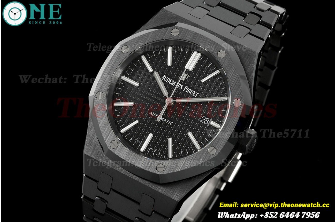 Royal Oak 41mm 15400 Black Ceramic/Cer Black Dial THBF SA3120