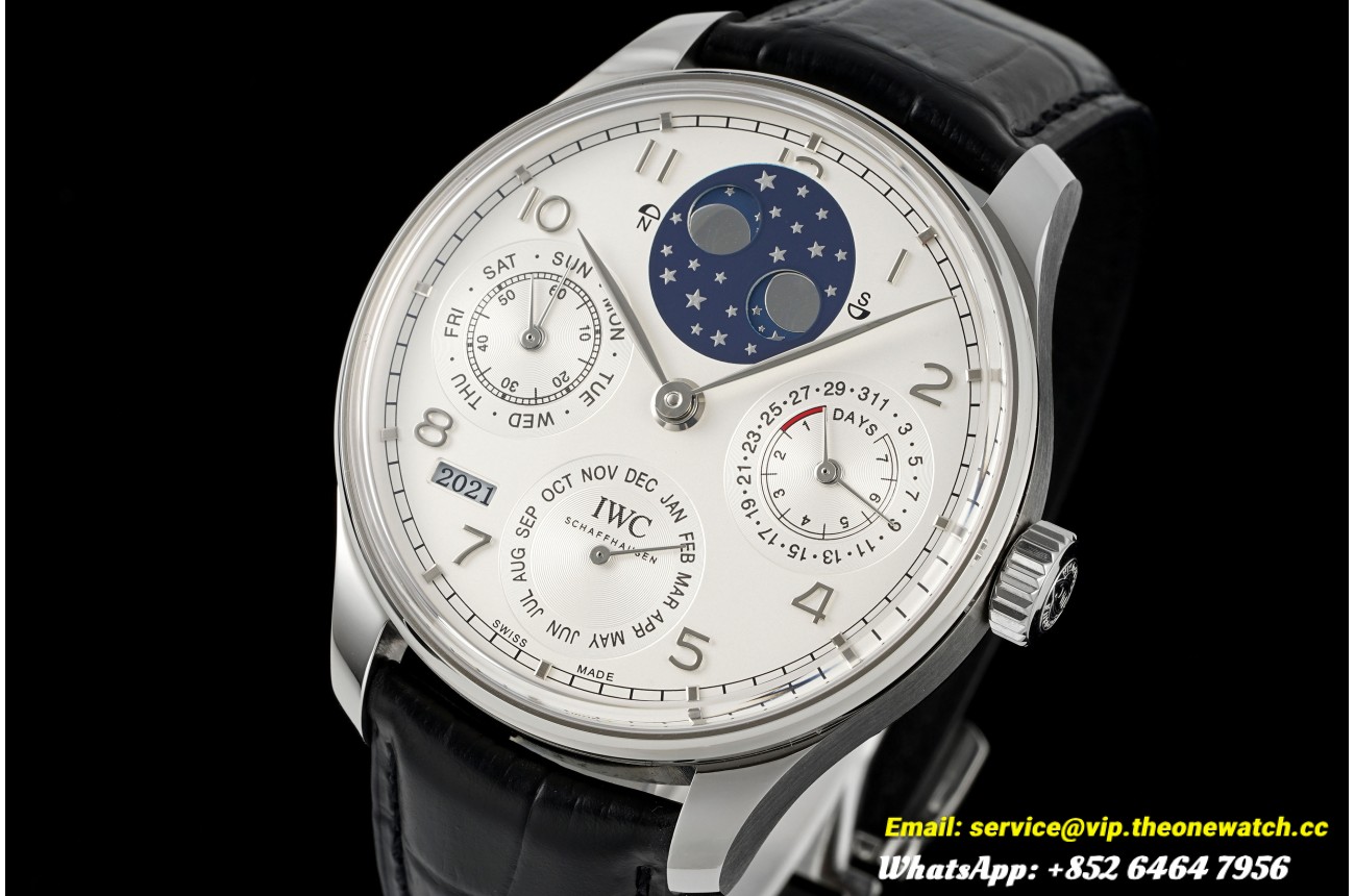 Portugieser Perpetual Calendar 5034 44mm SS/LE White/Num APSF A52615