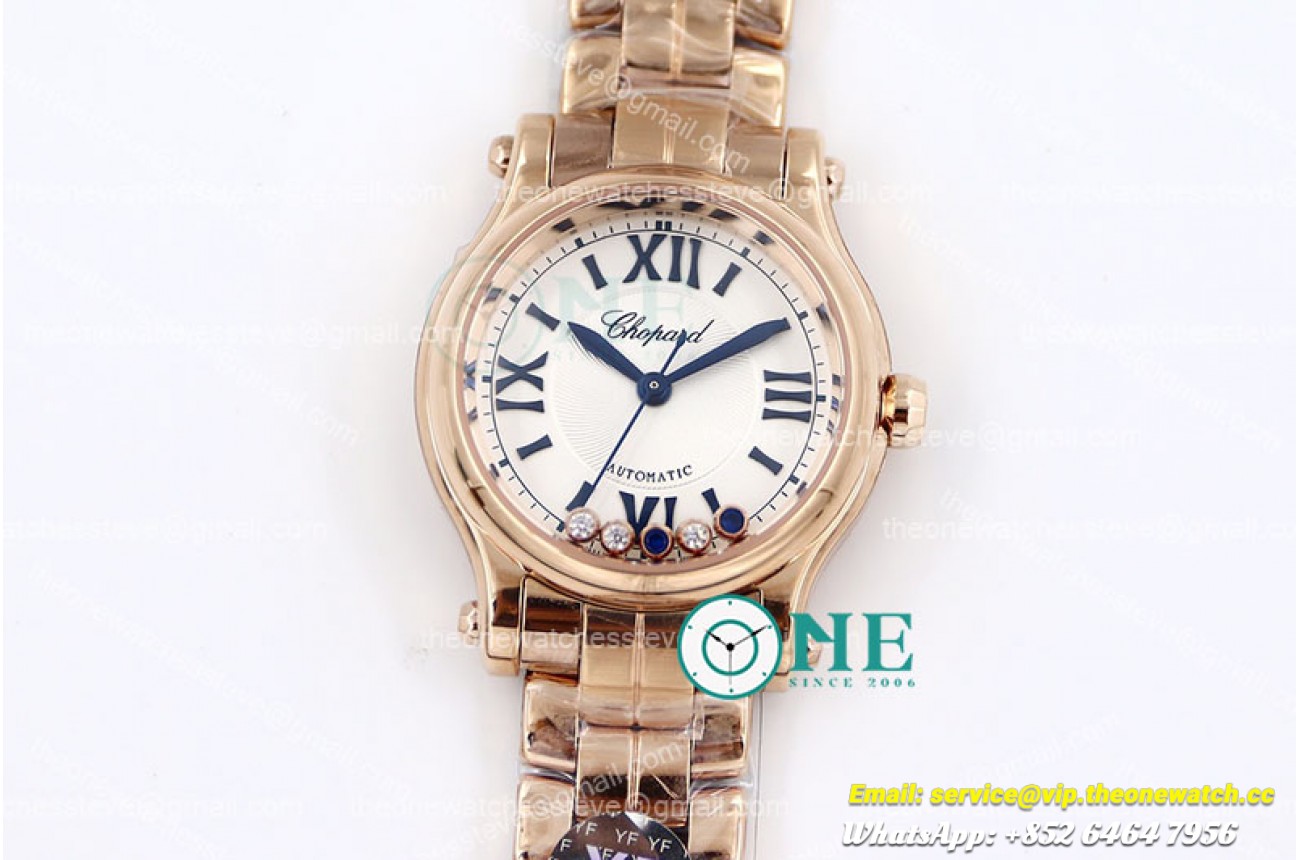 Chopard - Happy Sports 30mm RG/RG Wht/Rom YF A2892 Mod