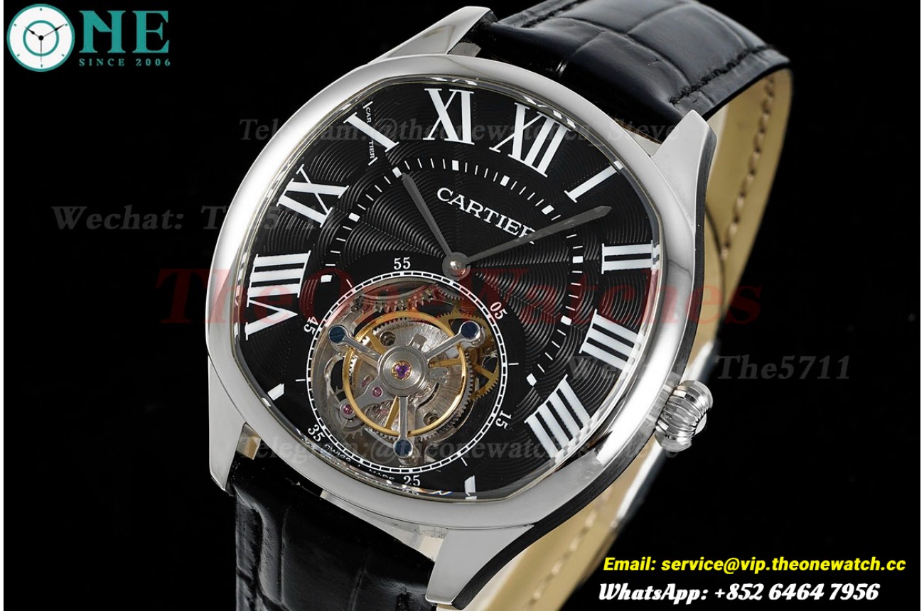 Drive De Cartier 40mm SS/LE Black Dial RMSF Tourb
