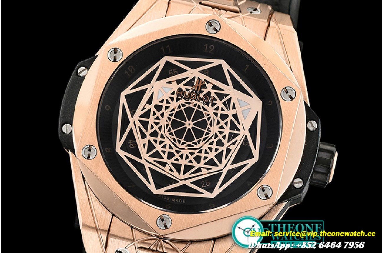Hublot - Big Bang Sang Bleu Ltd Ed RG/LE Black TMF Miyota 27J