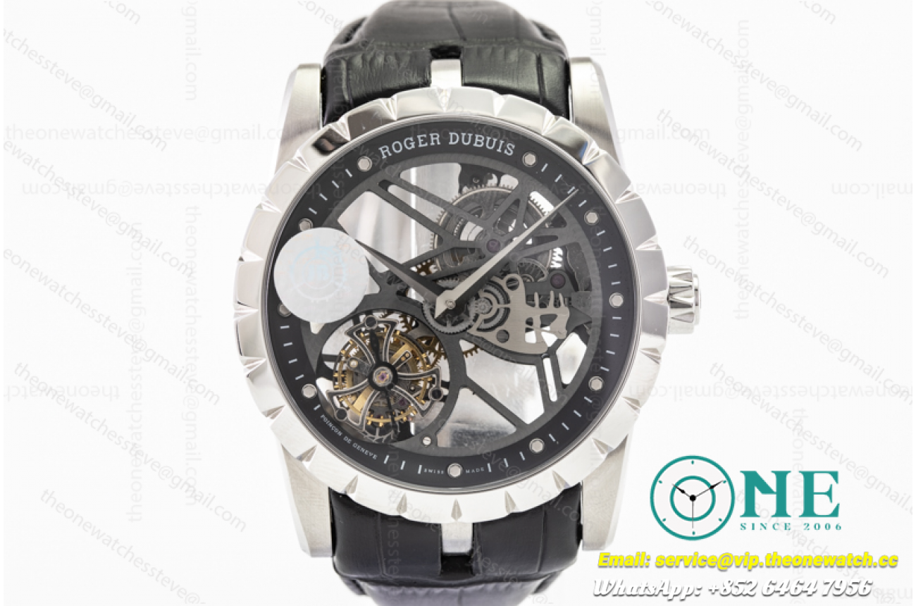Roger Dubuis - Excalibur Skele Flying Tourb RDDBEX0393 SS/LE Ske JBF