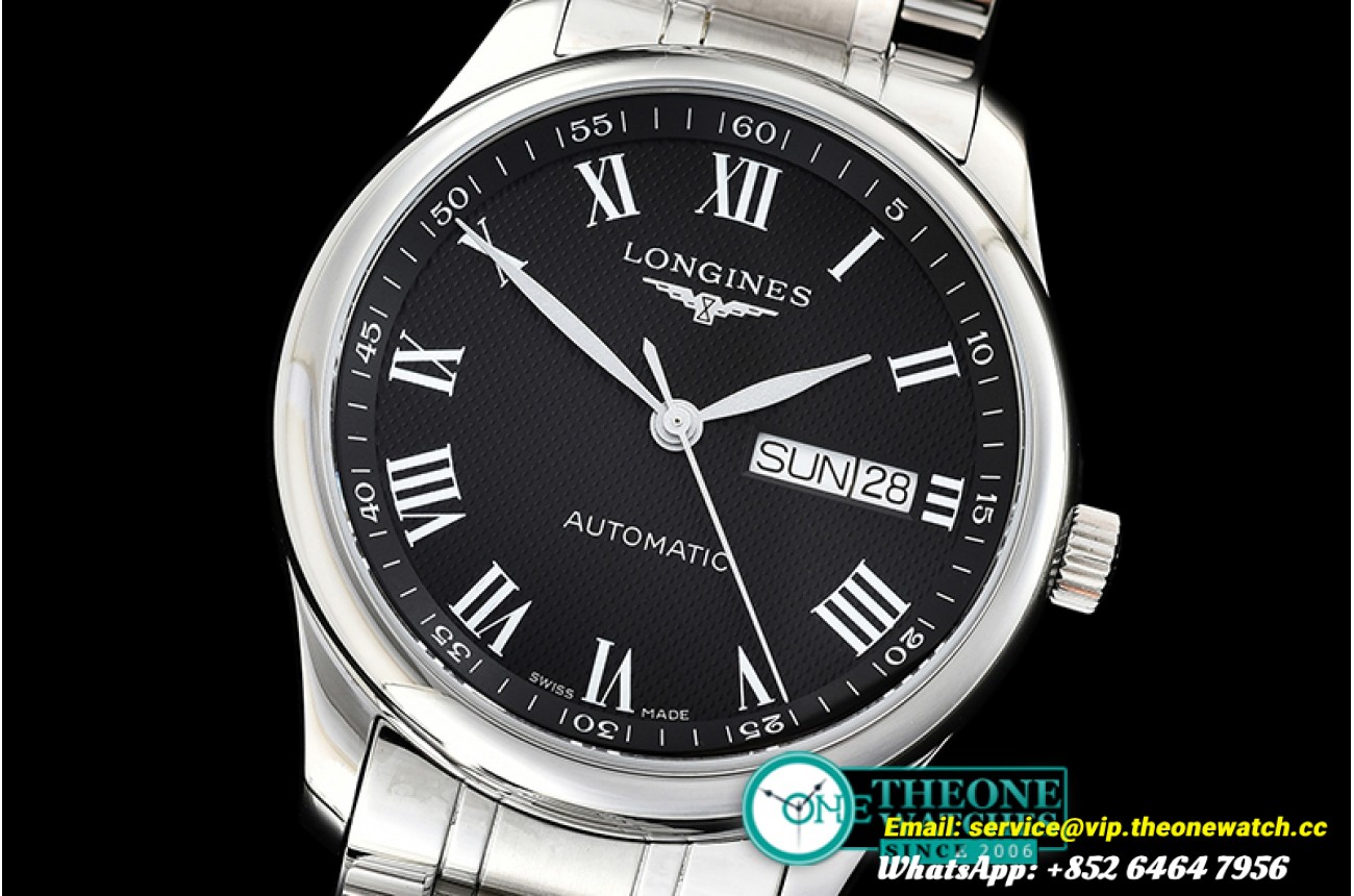 Longines - Master Collection DayDate SS/SS LGF Black/Roman A2836