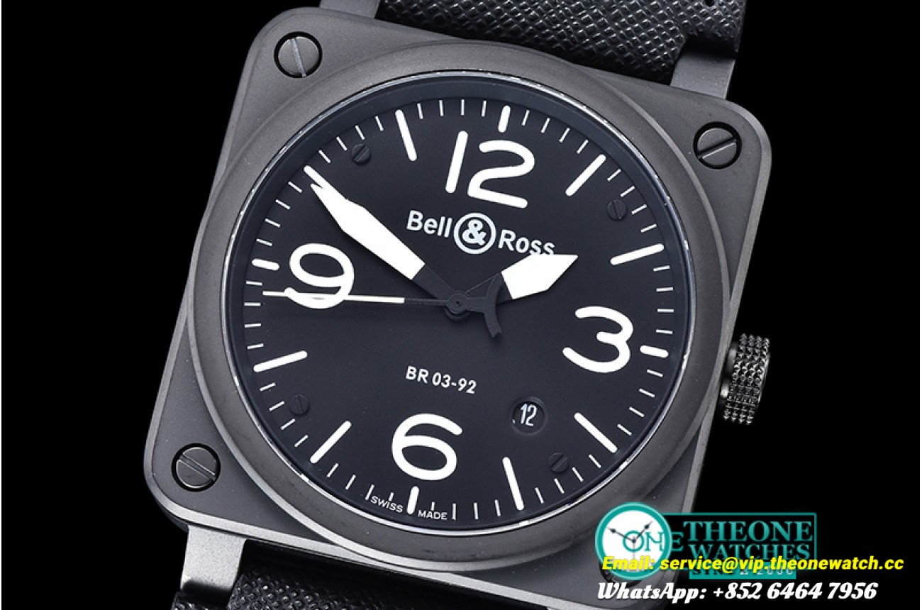 Bell & Ross - BR03-92 PVD/LE Black Miyota 9015