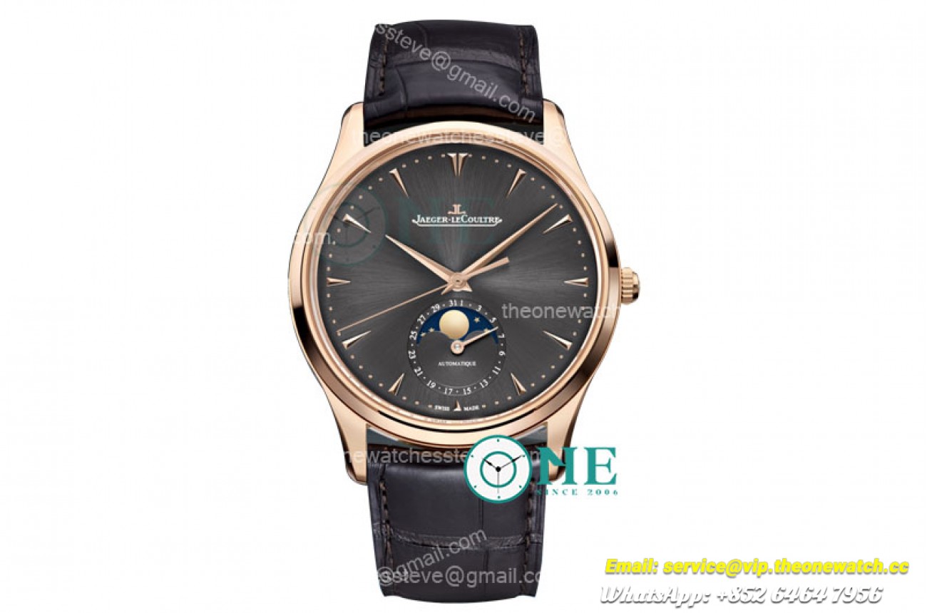Jaeger Lecoultre - Master Ultra Thin Moonphase RG/LE Grey TWF Cal.925