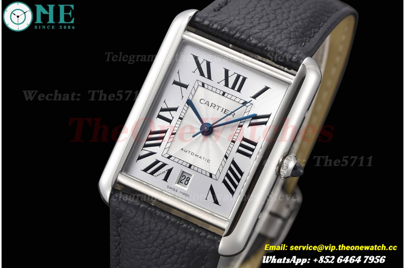 Tank Must 41mm Silver Dial on Togo Strap AF MY9015