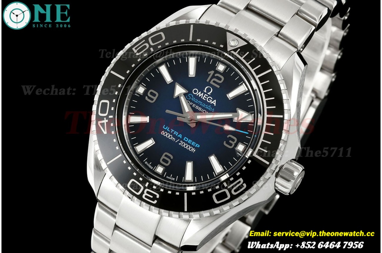 Planet Ocean Ultra Deep 45.5mm SS/SS Gradient Blue Dial VRF A8912