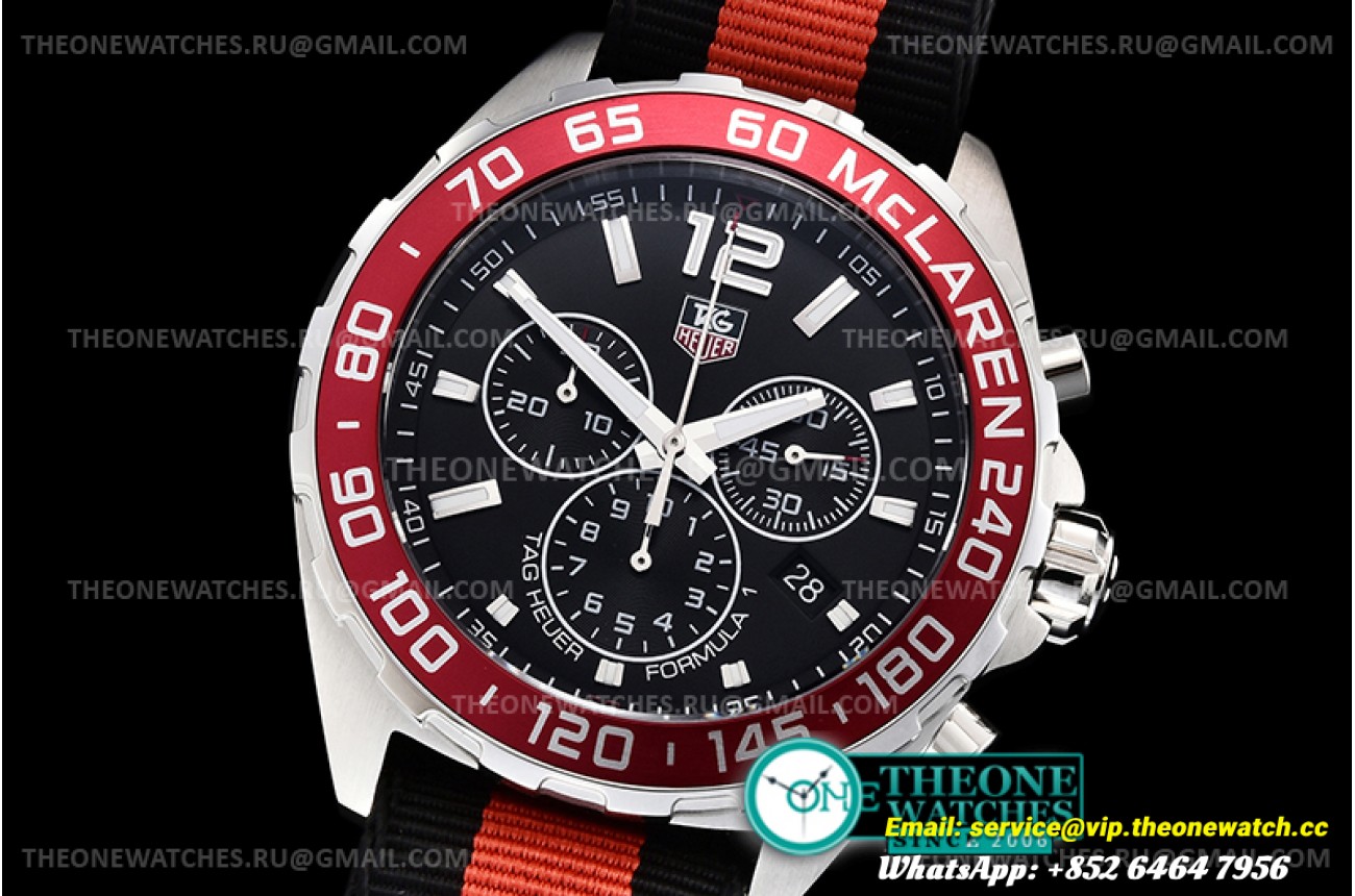 Tag Heuer - Tag F1 Chrono SS/NY Red XTF Swiss Qtz