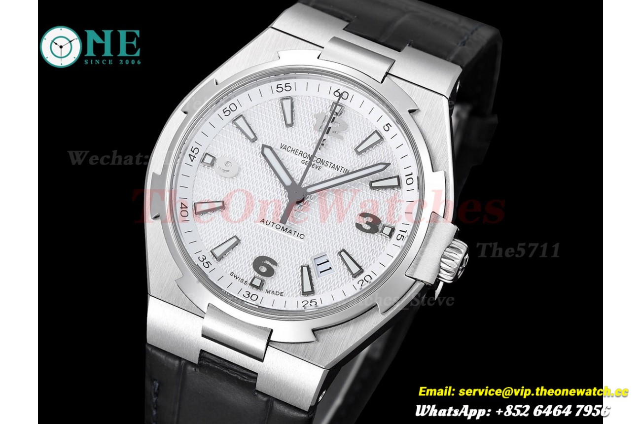 Overseas 47040 42mm SS/LE White/Stk MKSF MY9019