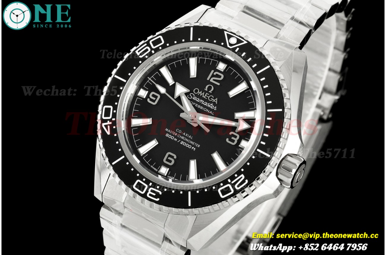 Planet Ocean 600m 42mm SS/SS Black Bezel VSF A8912 Super Clone