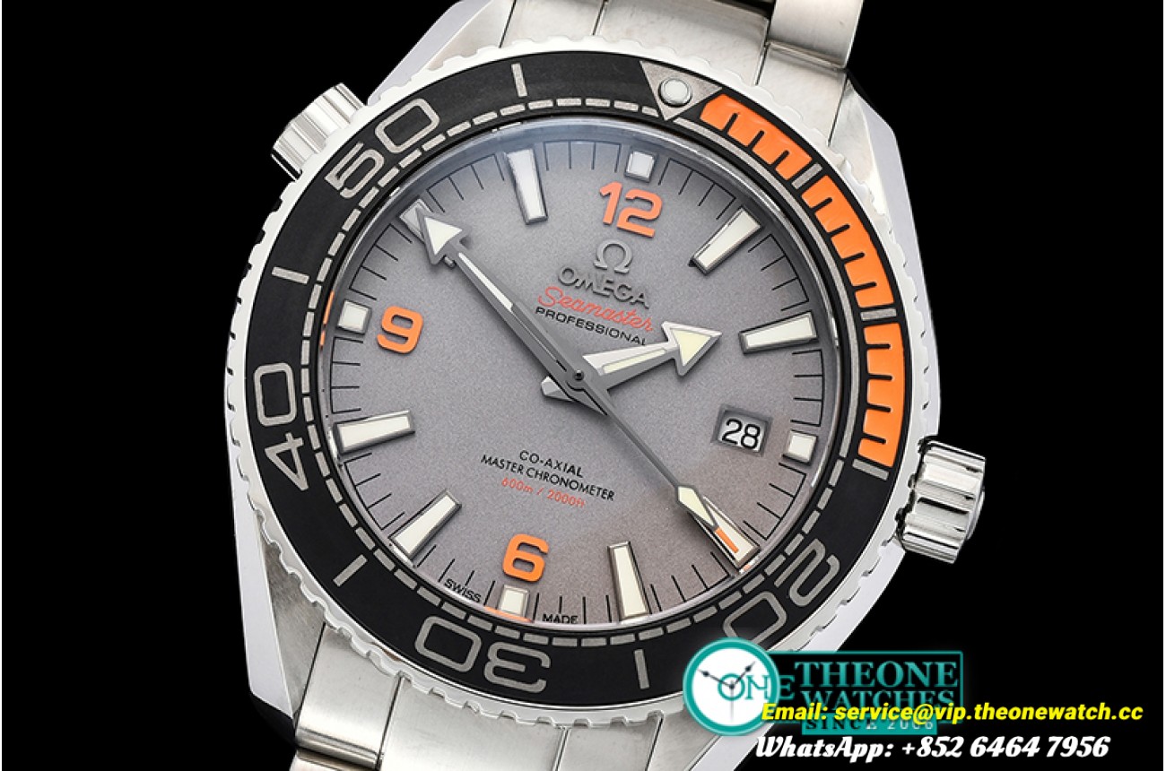 Omega - Planet Ocean 42mm Cer Bez SS/SS Grey JHF A2836 Mod