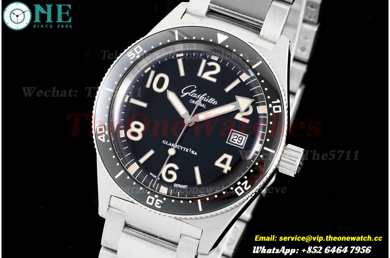 Spezialist Diver 39.5mm SS/SS Black/Num RXWF SW200