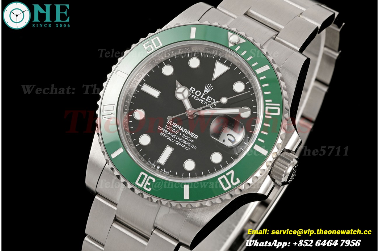 Submariner 126610LV Starbucks 41mm SS/SS Black Dial QF JH3235 (Free Sprung)