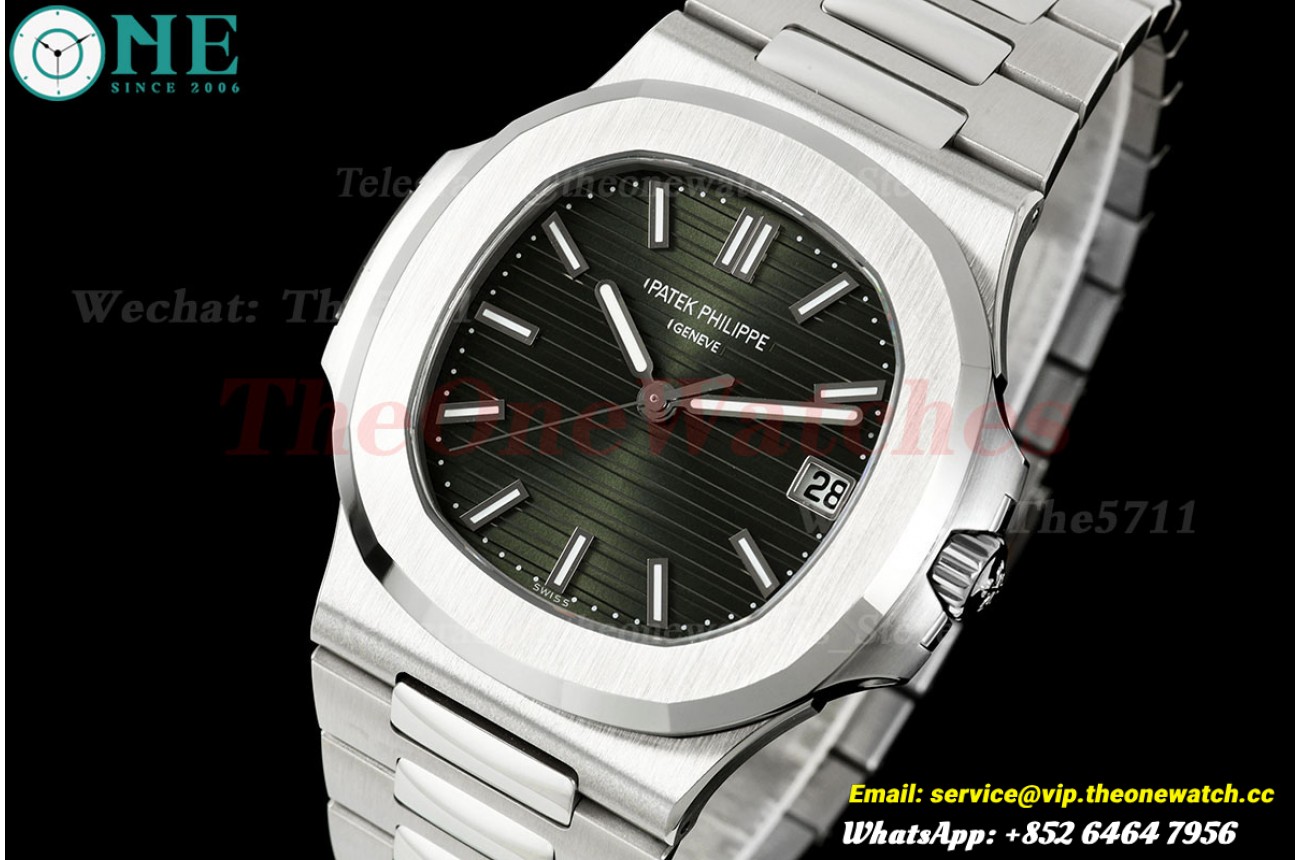 Nautilus 5711 40mm SS/SS Green Dial DDF DPB330 (SW Dial)