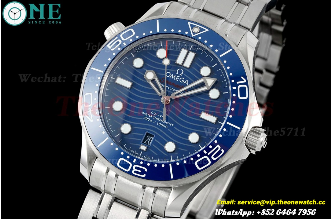 Seamaster 300m 2018 SS/SS Blue AGF A8800