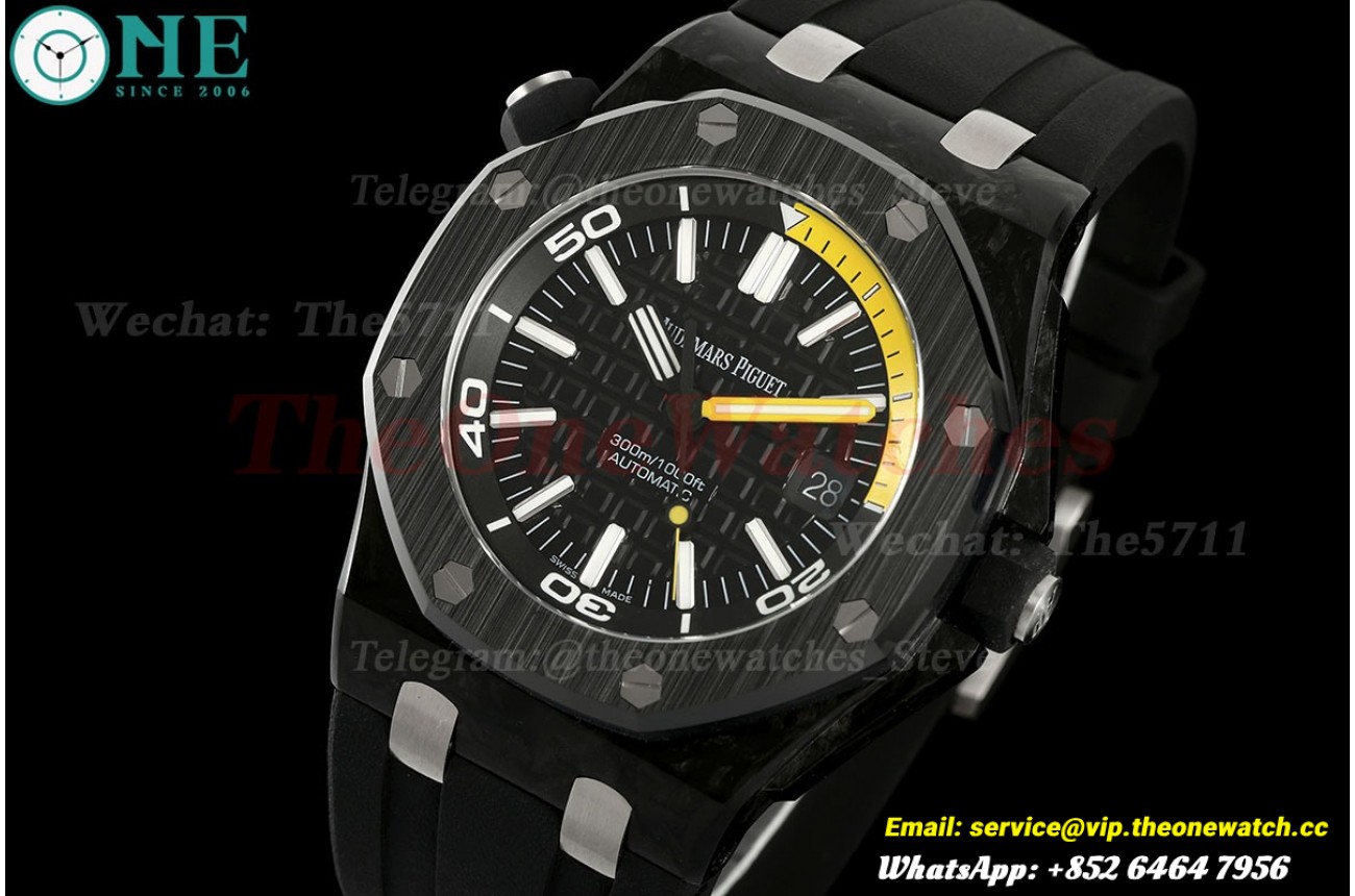 Royal Oak Diver 15706 FC/RU Black Dial APSF SA3120