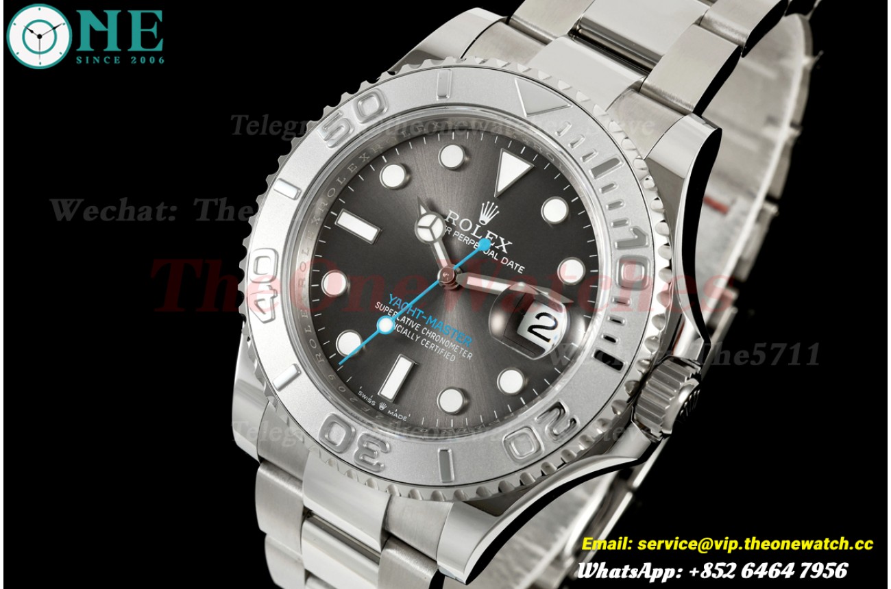 Yacht-Master 126622 40mm SS/SS Grey/Dot QF JH3235 (Free Sprung)