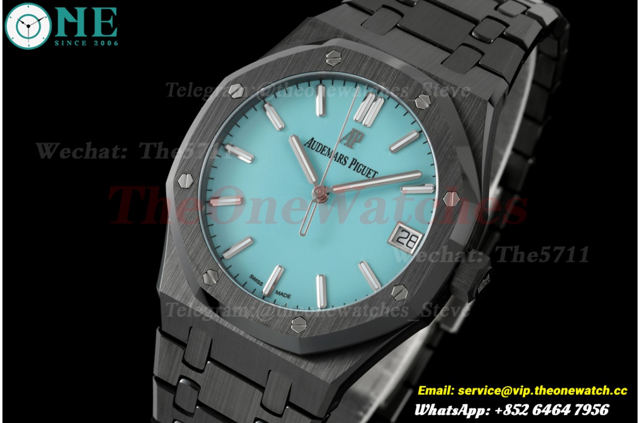 Royal Oak 41mm 15500 Black Ceramic/Cer Blue Dial APSF SA4302 Super Clone
