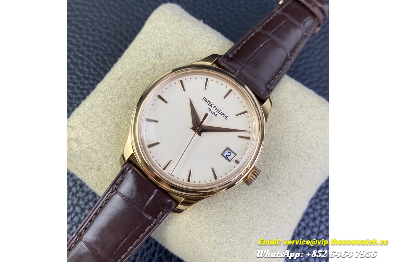 Calatrava Series Ref.5227 RG/LE Lvory White Dial 3KF V2 324