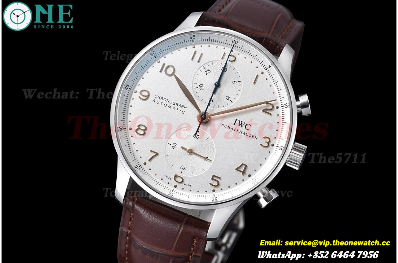 Portugueser Chrono 40mm SS/LE White/Num ZF V2 A7750