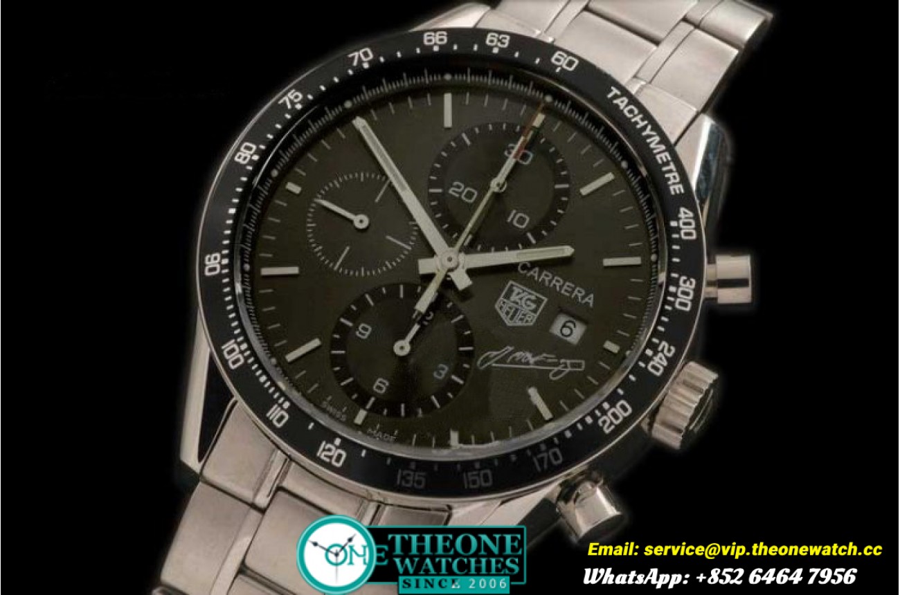 Tag Heuer - Carrera JM Fangio Limited Ed SS/SS Grey Asia 7750