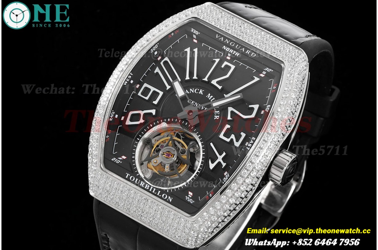 Vanguard Tourb Dia SS/LE Black/Dia RMSF Flying Tourbillon