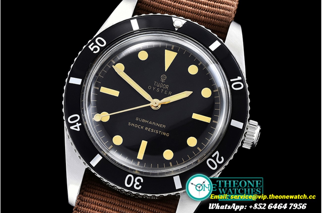 Tudor - Vintage SUB Ref. 7923 (1955) SS/NY (Brown) A2836