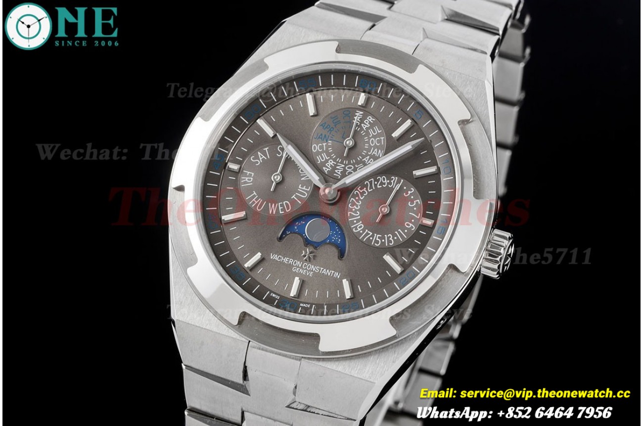 Overseas Perpetual Calendar 4300V SS/SS Grey/Stk 8F A1120