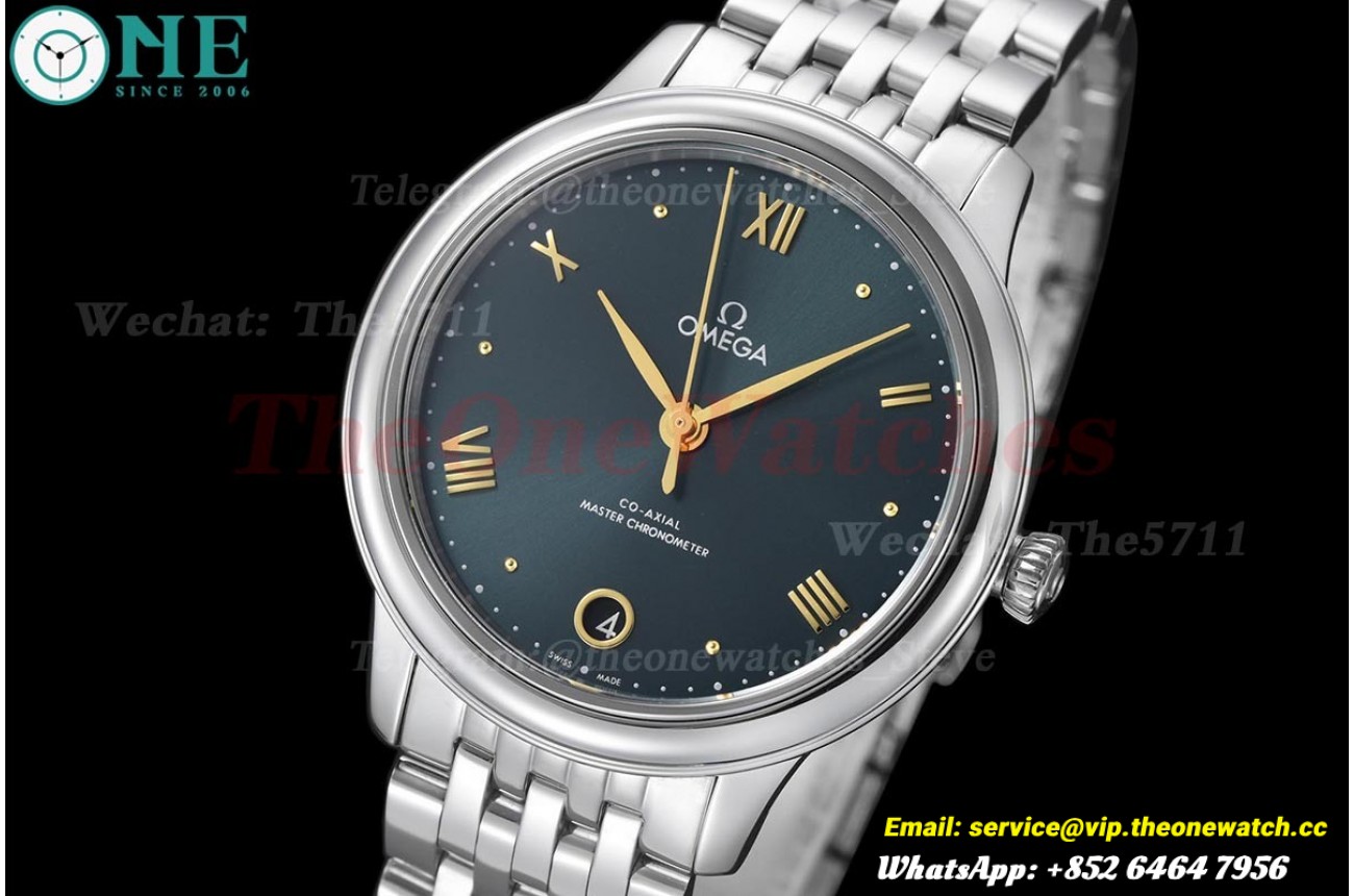 De Ville Prestige Ladies 34mm SS/SS Pine Green Dial VSF A8800
