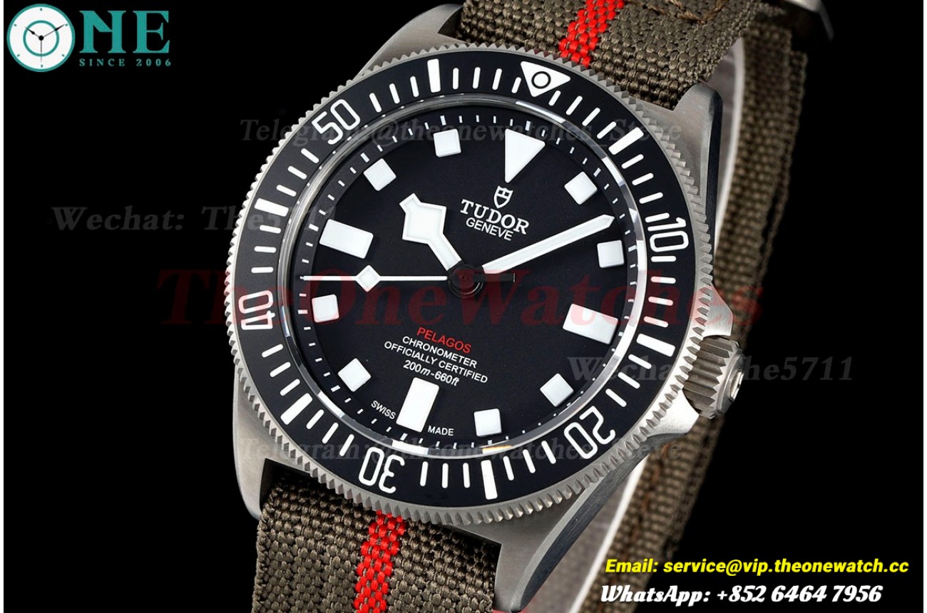 Pelagos FXD 42mm TI/NY Black Dial M+F 8N24