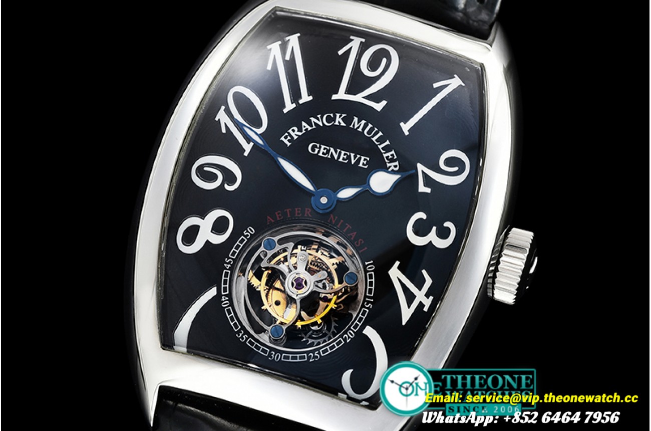 Franck Muller - Aeternitas Tourbillon SS/LE Blk/Large Flying Tourbillon