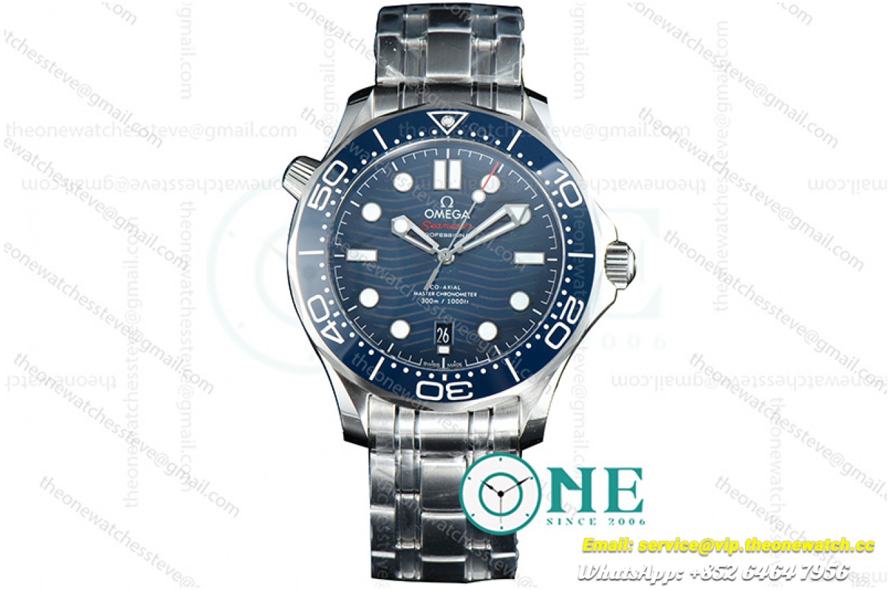 Omega - Seamaster 300m 2018 SS/SS Blue AGF Asia 8800