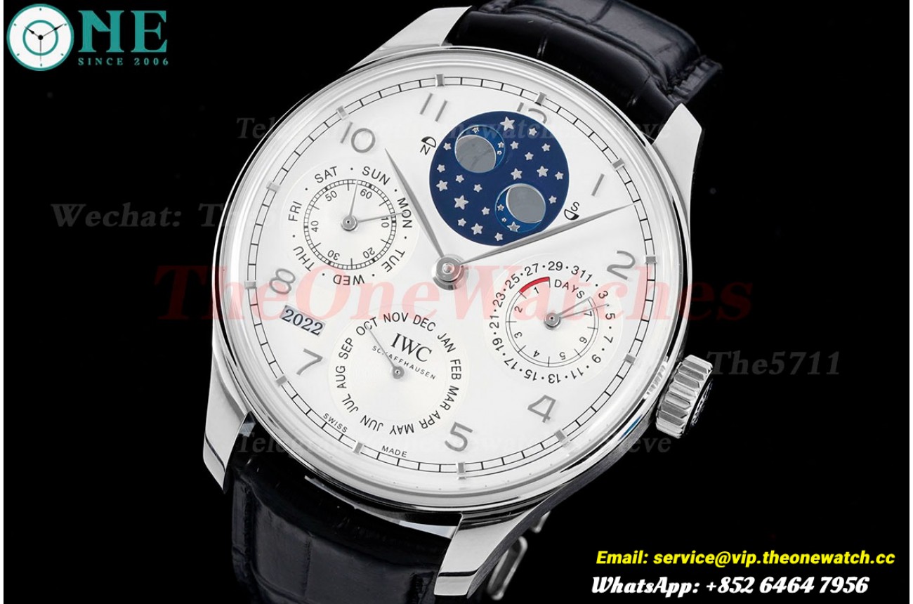 Portugieser Perpetual Calendar 5034 42mm SS/LE White/Num APSF A52010