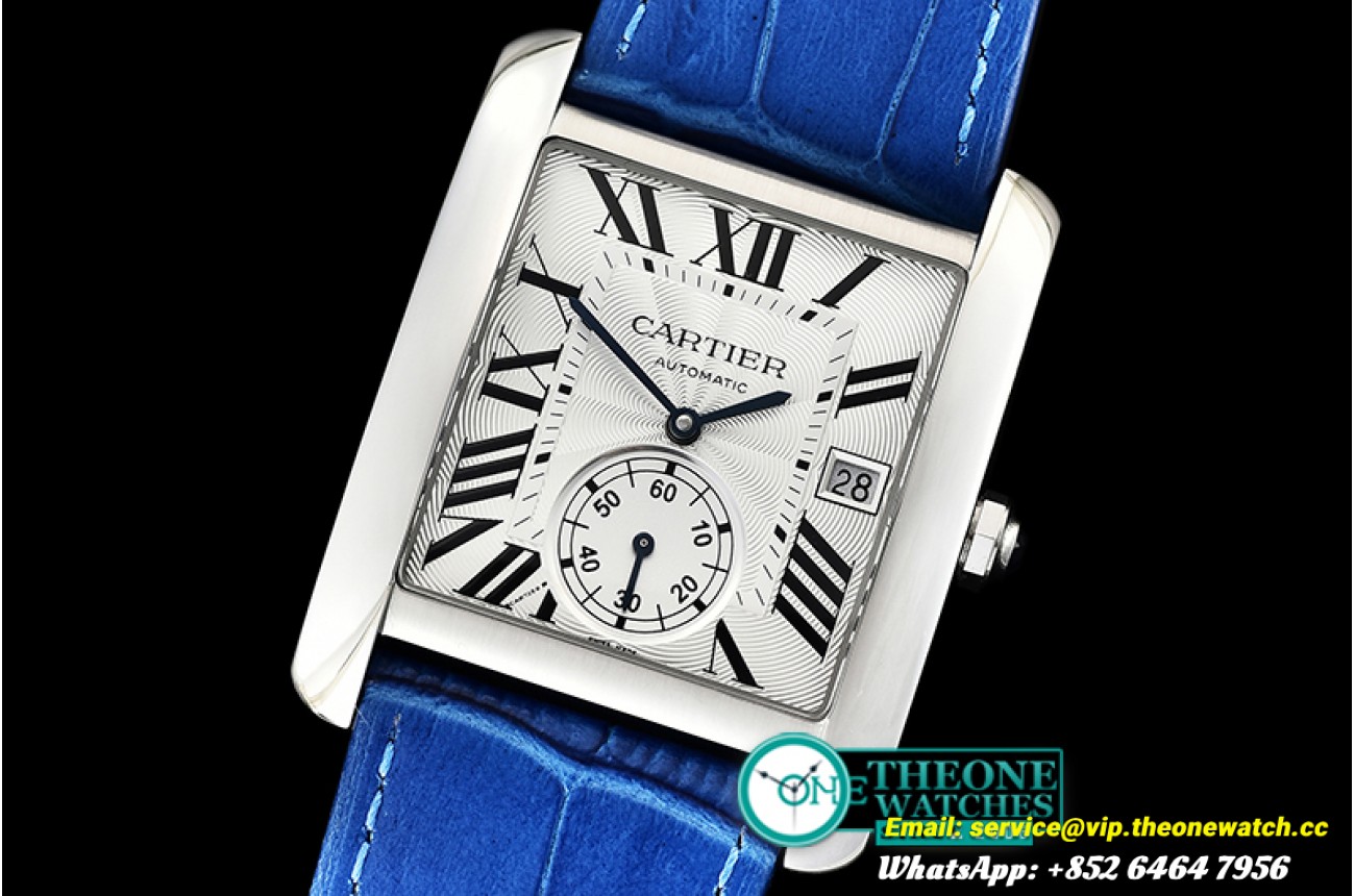 Cartier - Cartier Tank MC 1904 SS/LE (Blue) White Asia 23J
