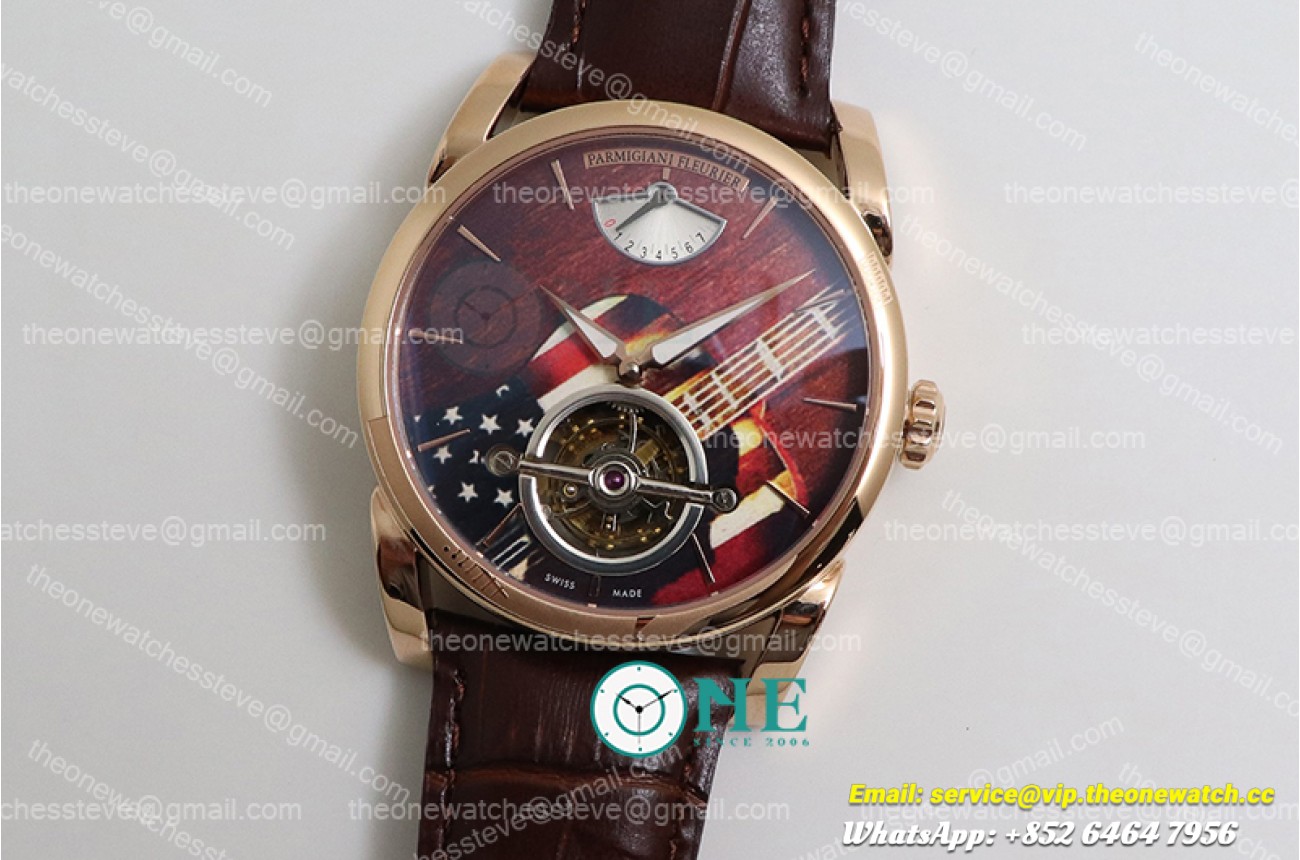 Parmigiani Fleuier - Reserve De Marche Hebdomadaire PFS251 RG/LE Brown JBF Tourb