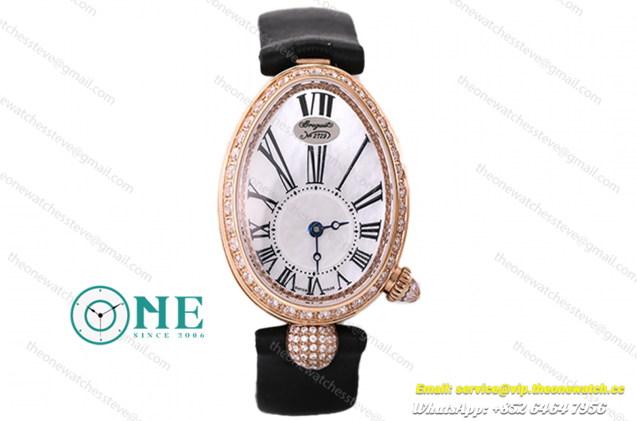 Breguet - Reine de Naples 8928 RG/LE MOP Wht/Rm ZF Jap 6T51