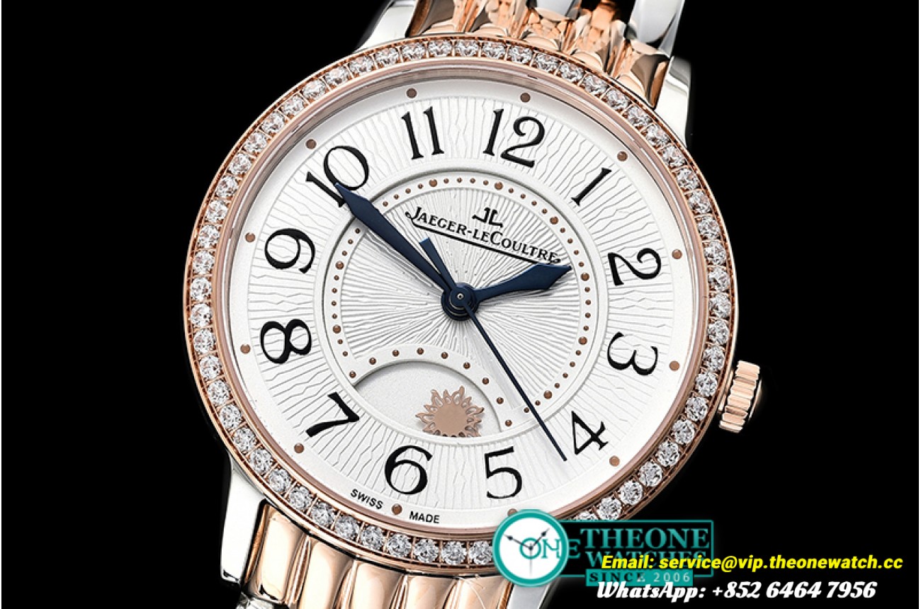Jaeger LeCoultre - Rendez-Vous Day/Night Diams RG/SS White MY9015 Mod