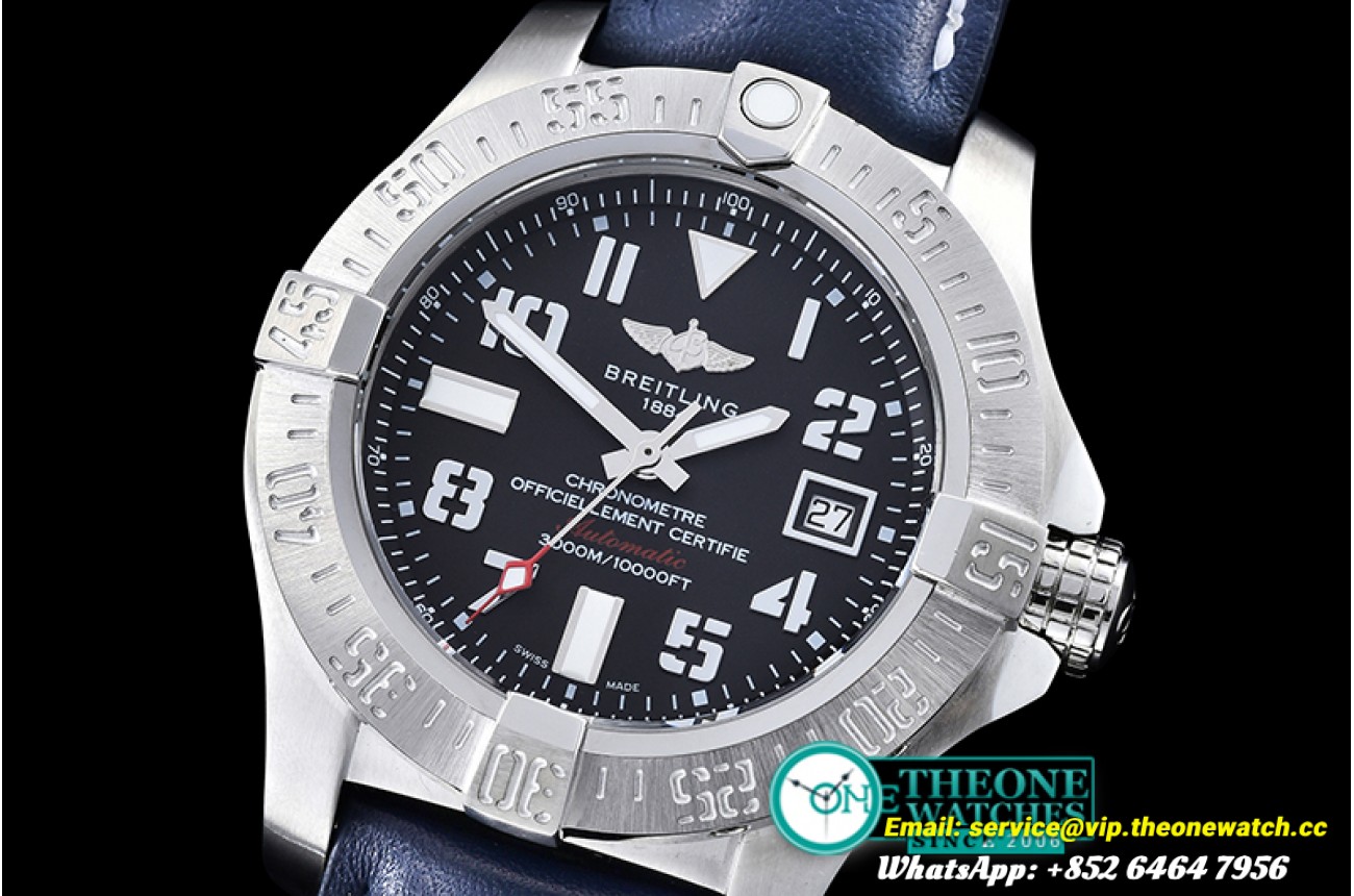 Breitling - Avenger SeaWolf 45mm SS/LE Blk/Num A2836