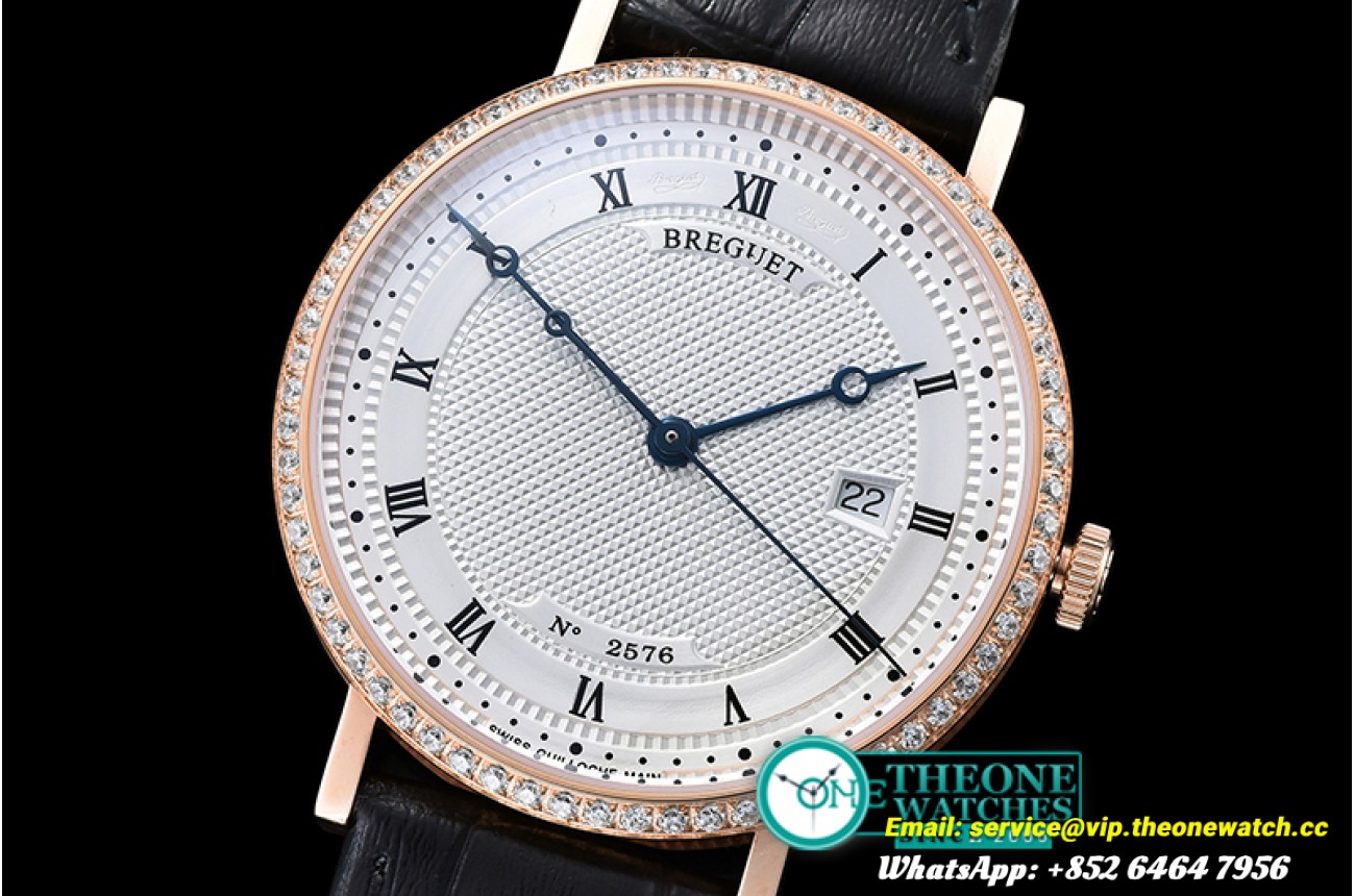 Breguet - Breguet Classique Ref.5177 Diams RG/LE White A2892 Mod